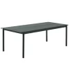 Muuto Linear Steel Tuintafel 220x90 Dark Green