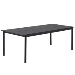Muuto Linear Steel Tuintafel 220x90 Black