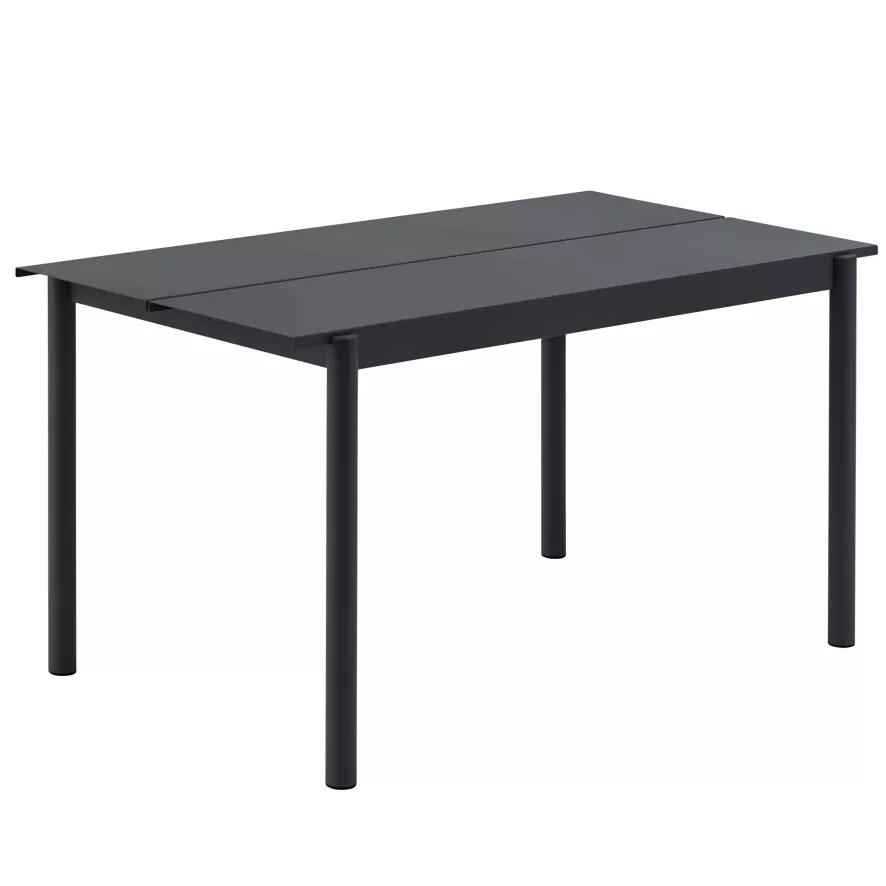 Muuto Linear Steel Tuintafel 140x75 Black 3 Muuto Linear Steel Tuintafel 140x75 Black