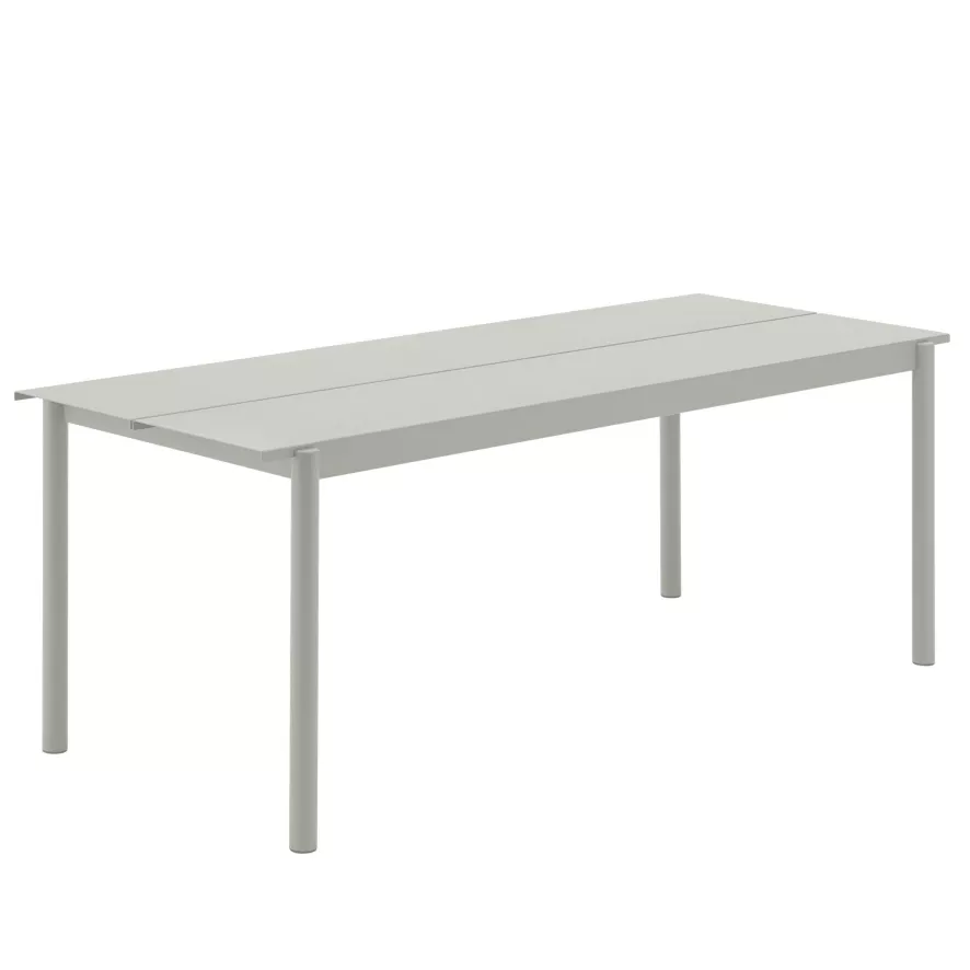 Muuto Linear Steel Tuintafel 200x75 Grey 3 Muuto Linear Steel Tuintafel 200x75 Grey