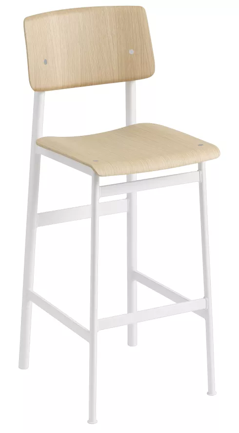 Muuto Loft Barkruk 75cm Zwart/zwart 14 Muuto Loft Barkruk 75cm Zwart/zwart - Afbeelding 12