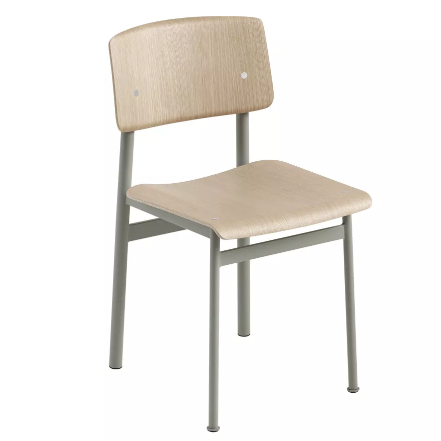 Muuto Loft Stoel Zwart Met Eiken Zitting 9 Muuto Loft Stoel Zwart Met Eiken Zitting - Afbeelding 7