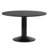 Muuto Midst Eettafel 120 Zwart Linoleum