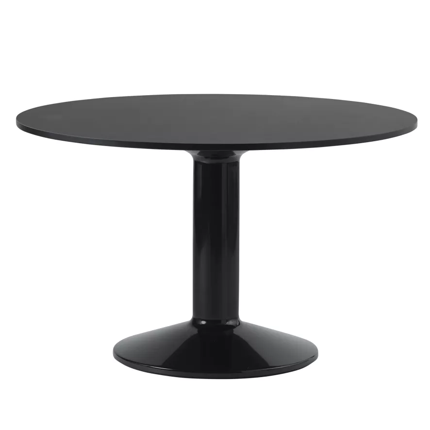Muuto Midst Eettafel 120 Geolied Eiken Donkerrode Voet 4 Muuto Midst Eettafel 120 Geolied Eiken Donkerrode Voet - Afbeelding 2