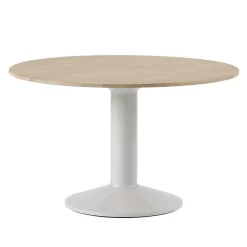 Muuto Midst Eettafel 120 Geolied Eiken Grijze Voet
