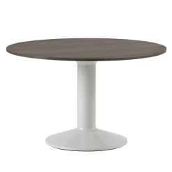 Muuto Midst Eettafel 120 Donker Geolied Eiken Grijze Voet