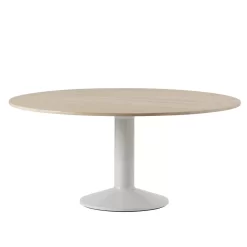 Muuto Midst Eettafel 160 Geolied Eiken Grijze Voet