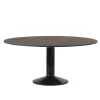 Muuto Midst Eettafel 160 Donker Geolied Eiken Zwarte Voet