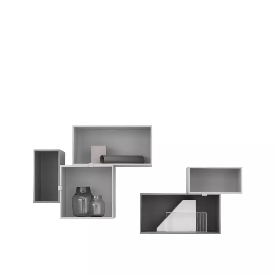Muuto Mini Stacked 2.0 Kast Medium Donkerblauw 17 Muuto Mini Stacked 2.0 Kast Medium Donkerblauw - Afbeelding 15