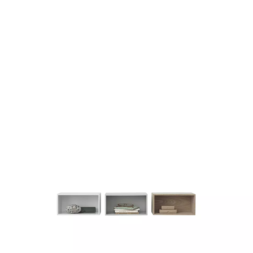 Muuto Mini Stacked 2.0 Kast Small Eiken 5 Muuto Mini Stacked 2.0 Kast Small Eiken - Afbeelding 3