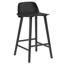 Muuto Nerd Barkruk 65 Zwart