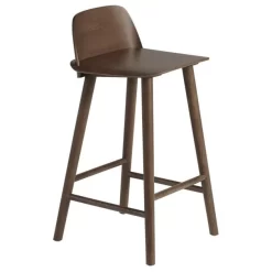 Muuto Nerd Barkruk 65 Stained Dark Brown