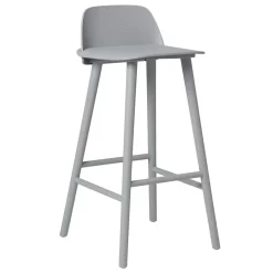 Muuto Nerd Barkruk 75 Grijs