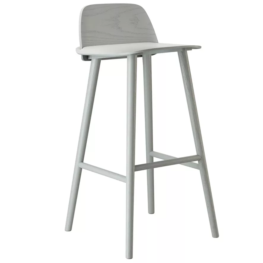 Muuto Nerd Barkruk 75 Grijs 19 Muuto Nerd Barkruk 75 Grijs - Afbeelding 17
