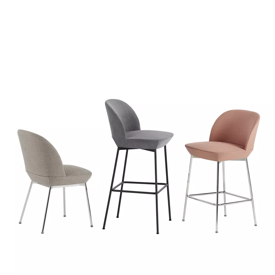 Muuto Oslo Barkruk 75cm Still 161/Anthracite Black 6 Muuto Oslo Barkruk 75cm Still 161/Anthracite Black - Afbeelding 4