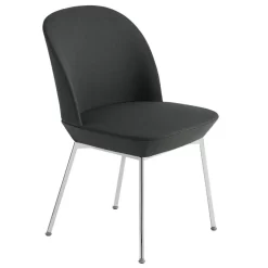 Muuto Oslo Side Stoel Chrome Twill Weave 990