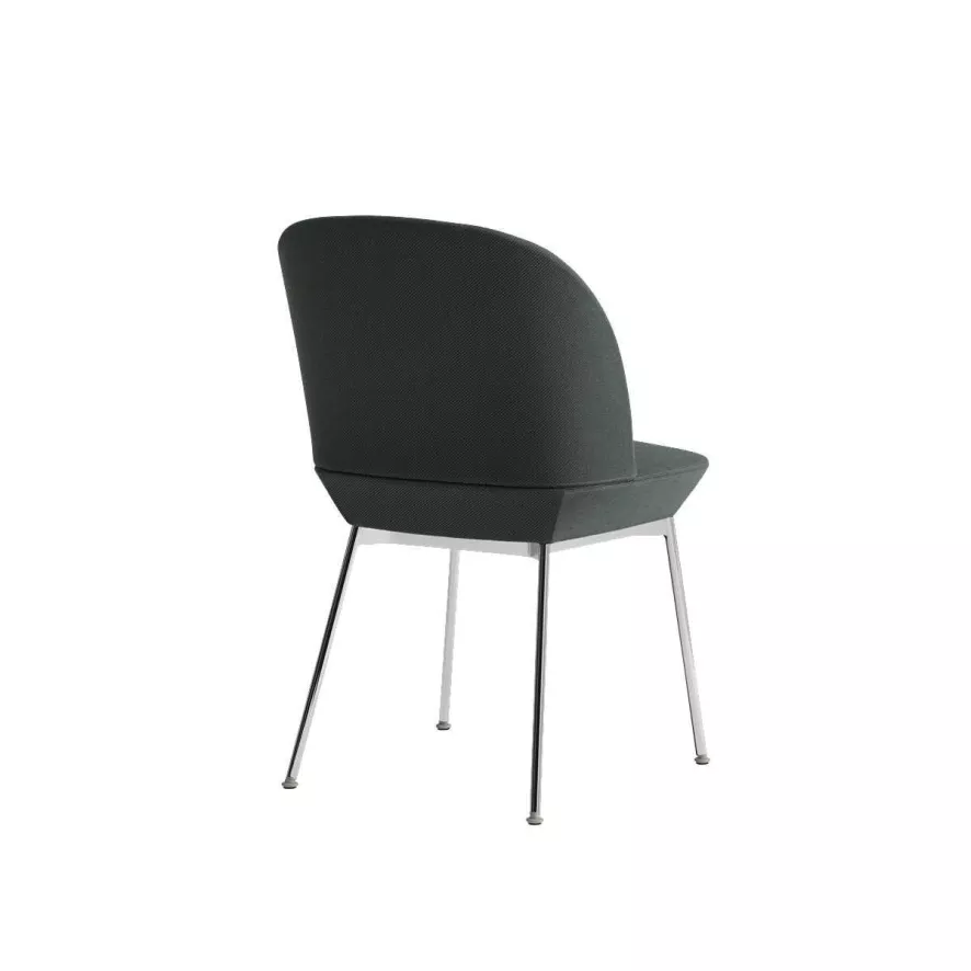 Muuto Oslo Side Stoel Chrome Twill Weave 530 5 Muuto Oslo Side Stoel Chrome Twill Weave 530 - Afbeelding 3