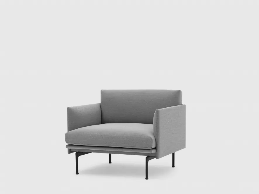 Muuto Outline Fauteuil Steelcut Trio 133 4 Muuto Outline Fauteuil Steelcut Trio 133 - Afbeelding 2
