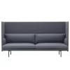 Muuto Outline Highback Bank 3-zits Divina 154