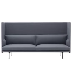 Muuto Outline Highback Bank 3-zits Divina 154