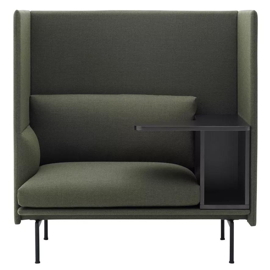 Muuto Outline Highback I-Seater Bank Rechts Fjord 961 3 Muuto Outline Highback I-Seater Bank Rechts Fjord 961