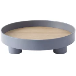 Muuto Platform Dienblad Ø30 Blauw-grijs