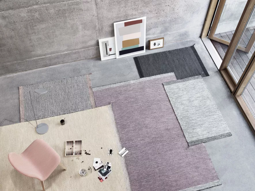 Muuto Ply Vloerkleed 300x200 Black/White 4 Muuto Ply Vloerkleed 300x200 Black/White - Afbeelding 2