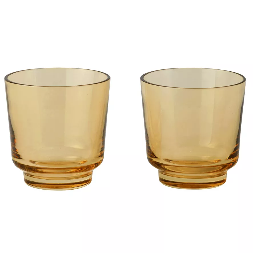 Muuto Raise Glas 0.2L Set Van 2 Burnt Orange 3 Muuto Raise Glas 0.2L Set Van 2 Burnt Orange
