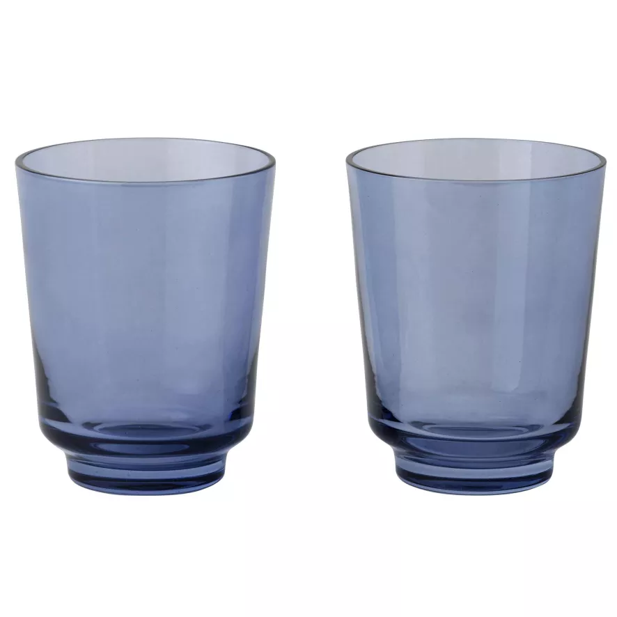 Muuto Raise Glas 0.3L Set Van 2 Donkerblauw 3 Muuto Raise Glas 0.3L Set Van 2 Donkerblauw