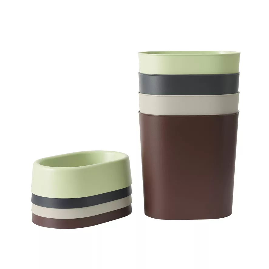 Muuto Reduce Prullenbak Donkerrood 7 Muuto Reduce Prullenbak Donkerrood - Afbeelding 6