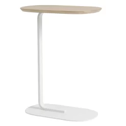 Muuto 11 Muuto Relate Bijzettafel 73.5 Solid Oak/Off-white