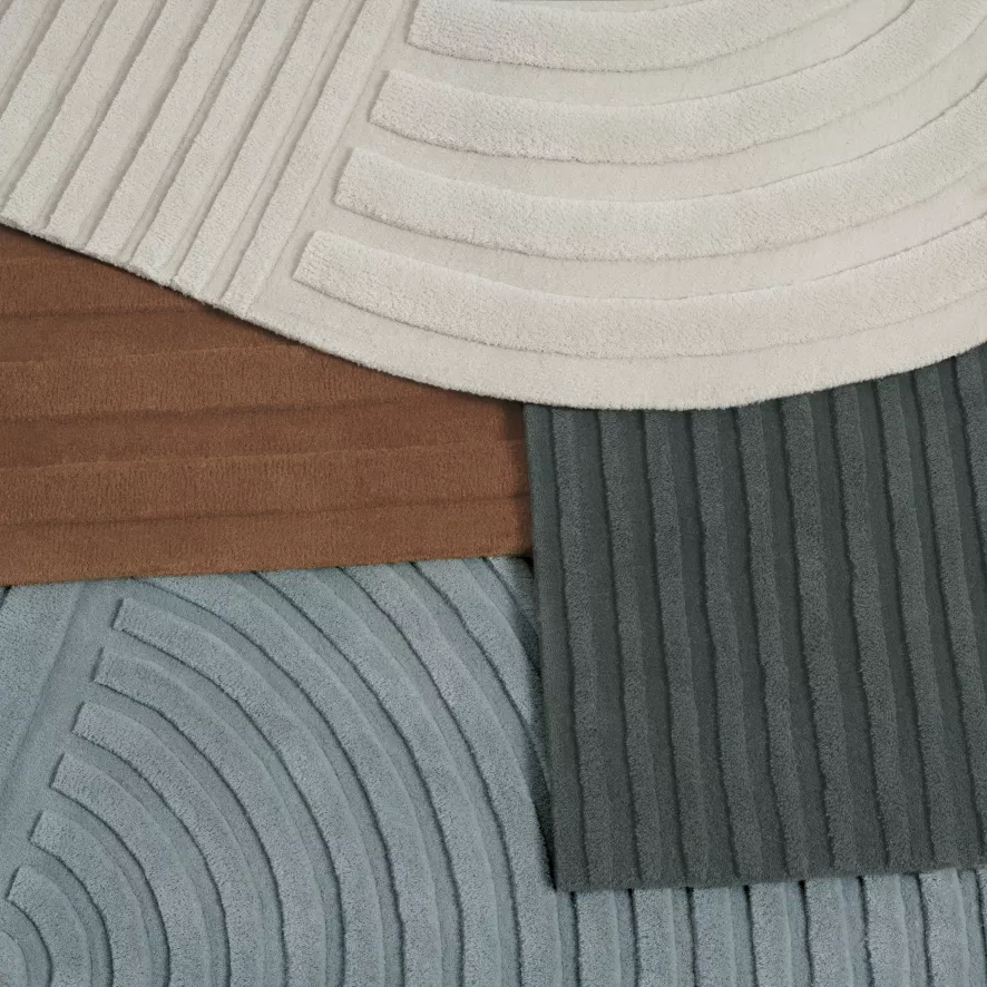 Muuto Relevo Vloerkleed 240x170 Sage Green 5 Muuto Relevo Vloerkleed 240x170 Sage Green - Afbeelding 3