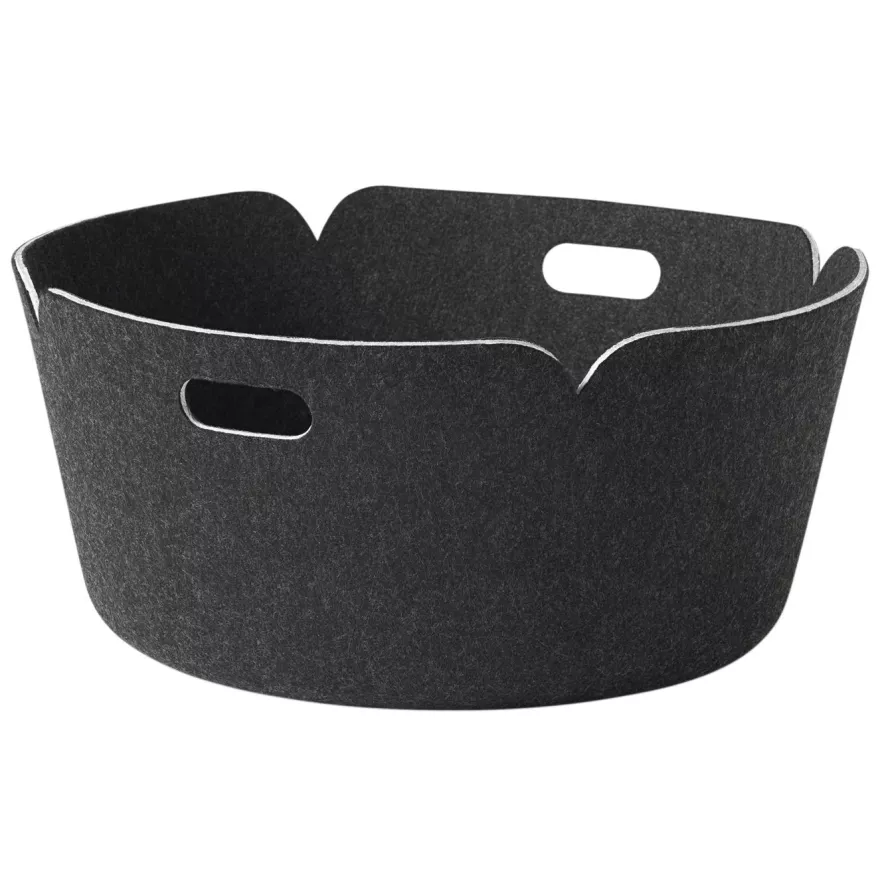 Muuto Restore Round Opbergmand Black Melange 3 Muuto Restore Round Opbergmand Black Melange