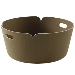 Muuto Restore Round Opbergmand Bruin Groen