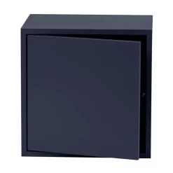 Muuto Stacked 2.0 Kast Medium Met Deur Donkerblauw