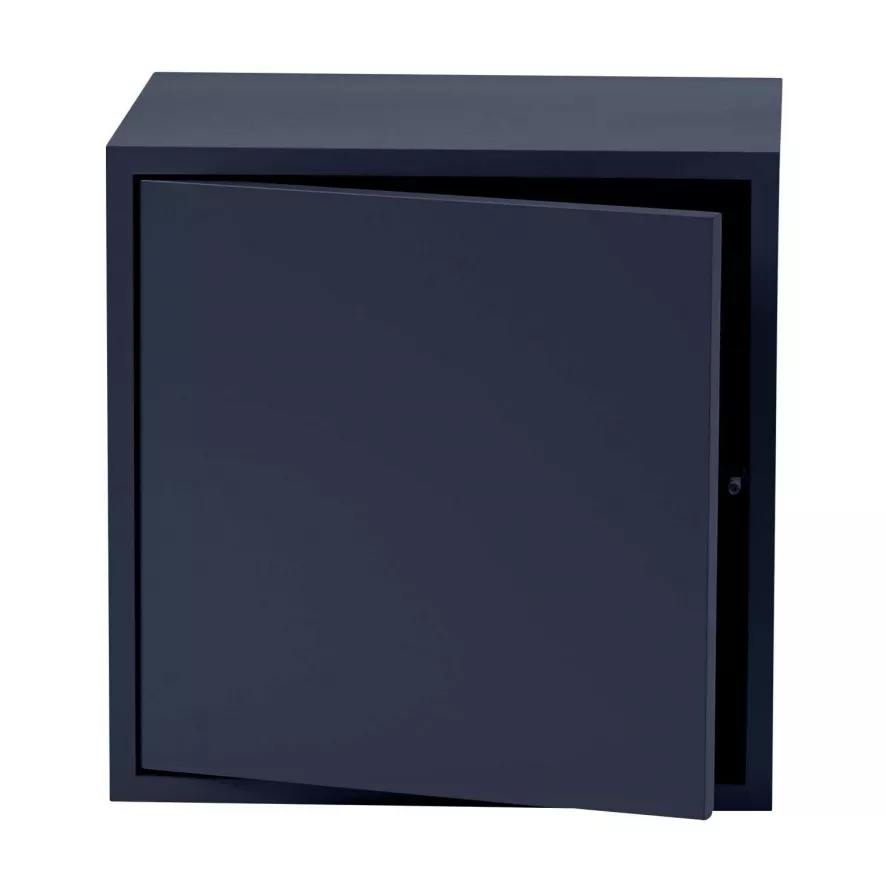 Muuto Stacked 2.0 Kast Medium Met Deur Donkerblauw 3 Muuto Stacked 2.0 Kast Medium Met Deur Donkerblauw