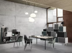 Muuto Fiber Side Tube Stoel Twill Weave 620 Grijs -Muuto x886x886 muuto stacked acoustic panel sfeer 2.jpg.pagespeed.ic .I HDTEBvks 1