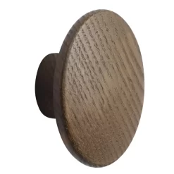 Muuto The Dots Haak Ø6.5 Donkerbruin Stained