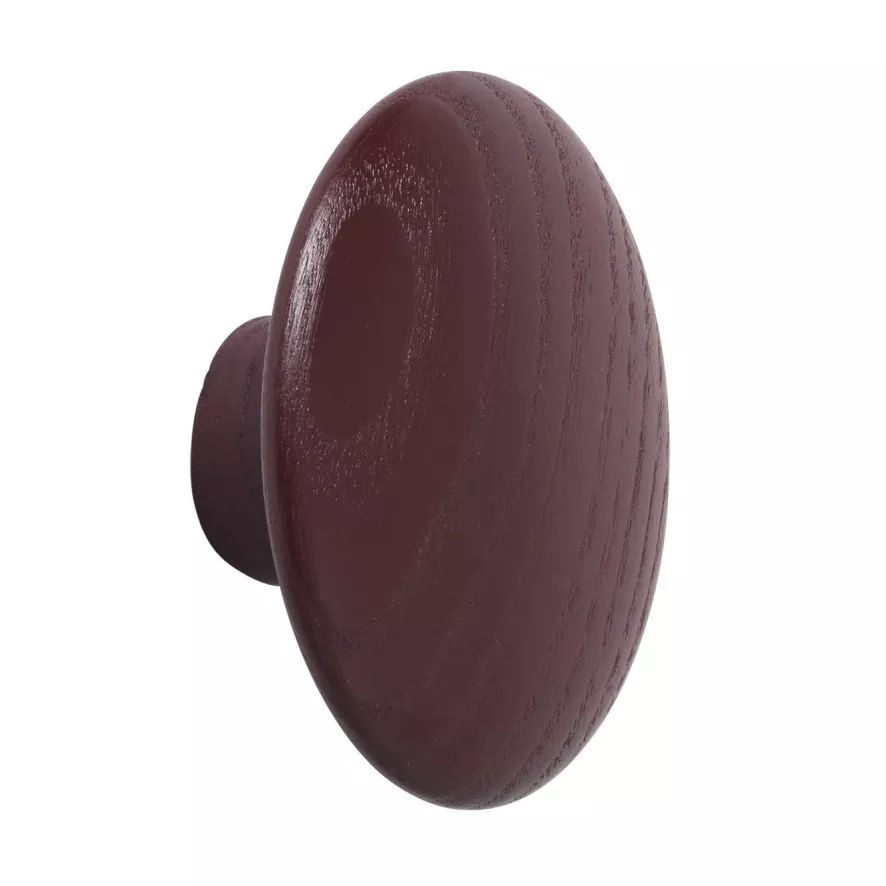 Muuto The Dots Haak Ø6.5 Burgundy 9 Muuto The Dots Haak Ø6.5 Burgundy - Afbeelding 7
