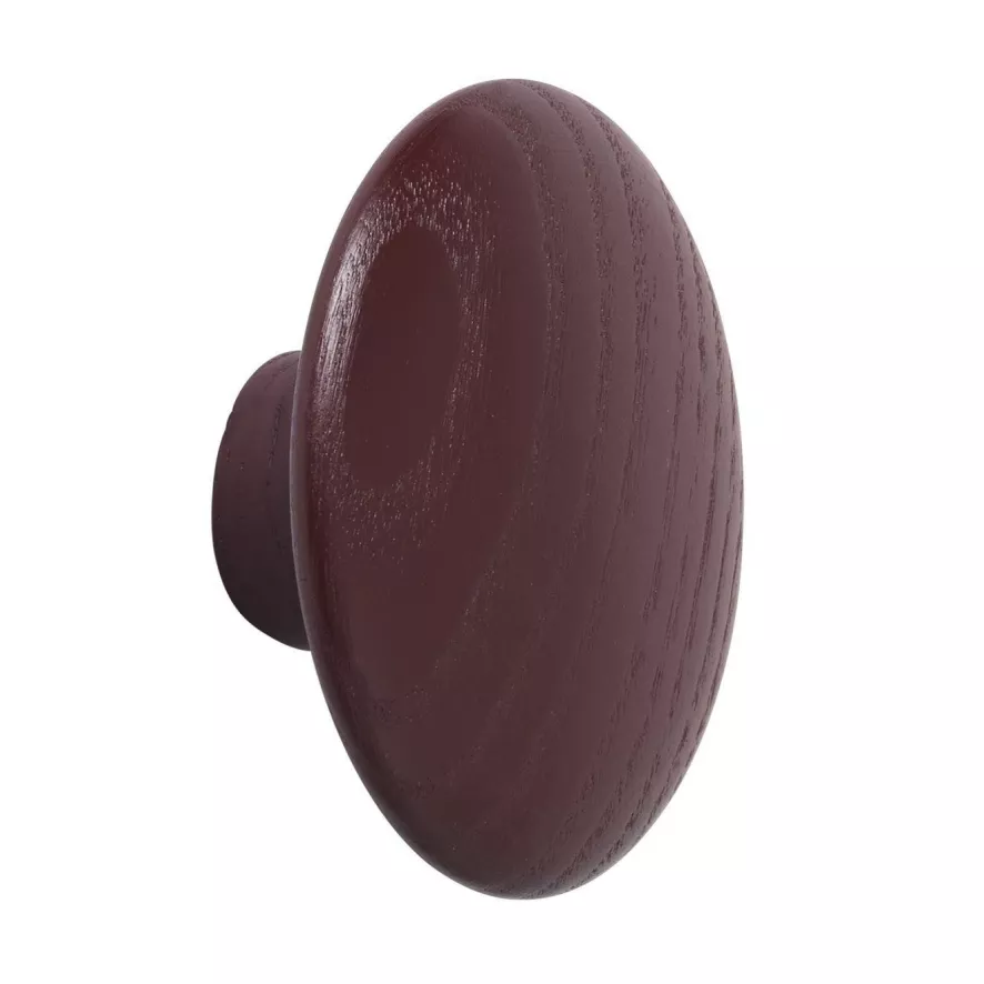 Muuto The Dots Haak Ø6.5 Burgundy 3 Muuto The Dots Haak Ø6.5 Burgundy