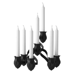 Muuto The More The Merrier Kandelaar Zwart