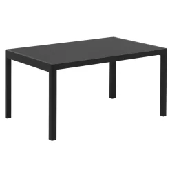 Muuto Workshop Tafel 140x92cm Zwart Linoleum