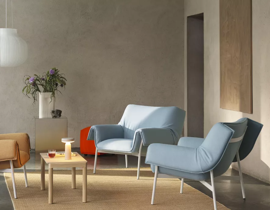 Muuto Wrap Fauteuil Grijs Fiord 451 4 Muuto Wrap Fauteuil Grijs Fiord 451 - Afbeelding 2