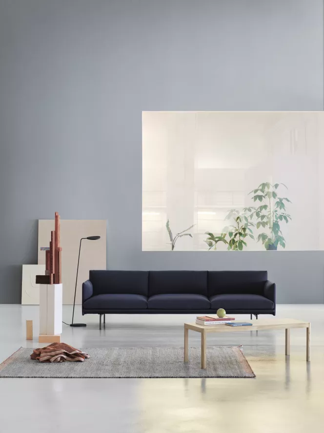 Muuto Outline Bank 3,5-zits Hallingdal 166 4 Muuto Outline Bank 3,5-zits Hallingdal 166 - Afbeelding 2