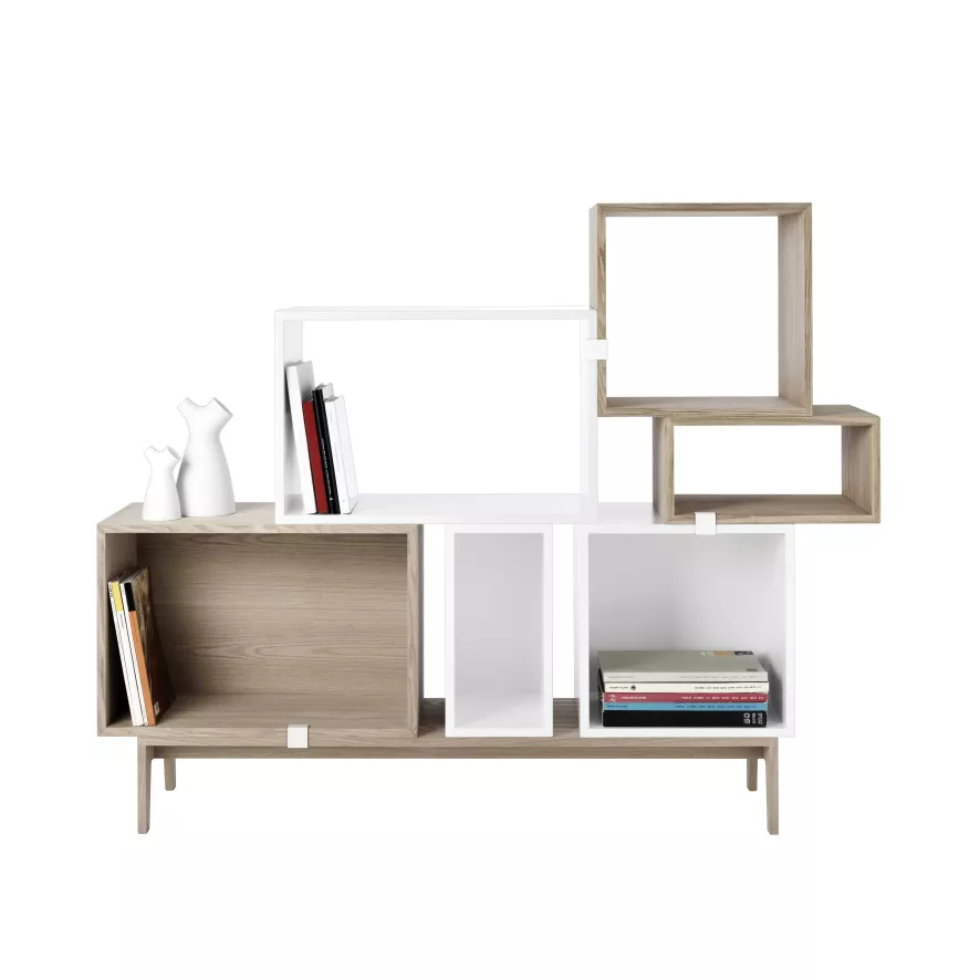 Muuto Stacked 2.0 Kast Small Open Lichtgrijs 14 Muuto Stacked 2.0 Kast Small Open Lichtgrijs - Afbeelding 12