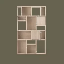 Muuto Stacked 2.0 Kast Medium Met Deur Lichtgrijs -Muuto x886x886 stacked 2 0 kast small open31.jpg.pagespeed.ic .kg0GA5WH1h 2